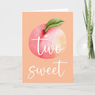 Carte d'anniversaire de deux douceurs