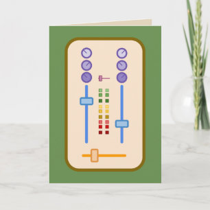 Carte d'anniversaire de DJ