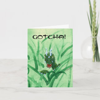 Carte d'anniversaire de dragon surprise