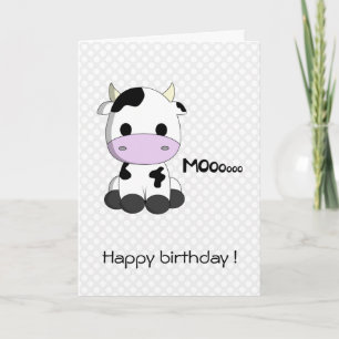 Carte d'anniversaire de enfant kawaii caricature d
