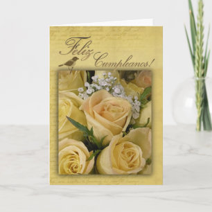 Carte d'anniversaire de Feliz Cumpleanos