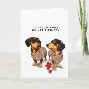 Carte d'anniversaire de femme 
