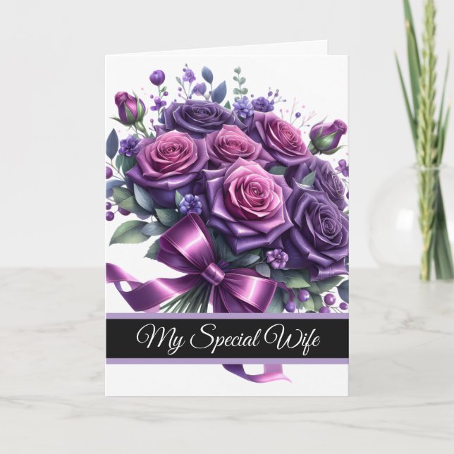 Carte d'anniversaire de femme (Devant)