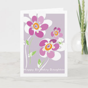 Carte d'anniversaire de fille