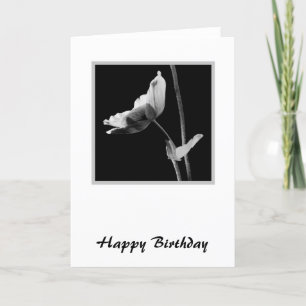Carte d'anniversaire de fleurs