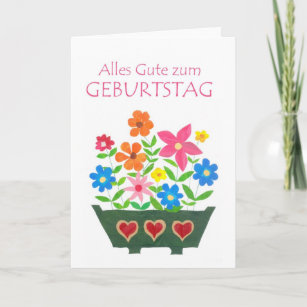 Cartes En Allemand D Anniversaire Zazzle Fr