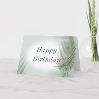 Carte d'anniversaire de fractale
