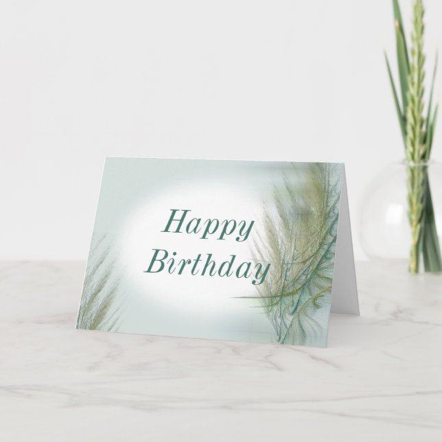 Carte d'anniversaire de fractale (Devant)