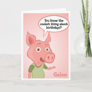 Carte d'anniversaire de Galoo