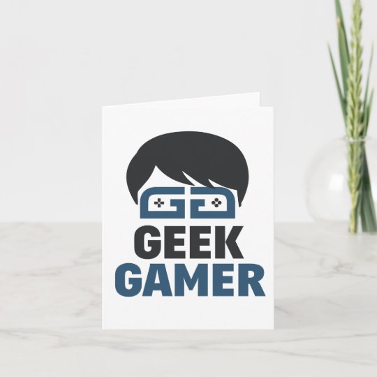 Carte D Anniversaire De Gamer De Geek Zazzle Fr