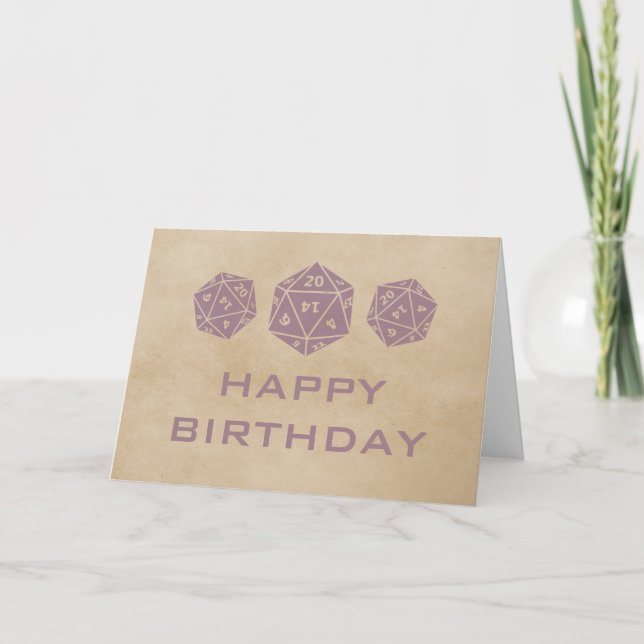 Carte d'anniversaire de Gamer de matrices de la (Devant)