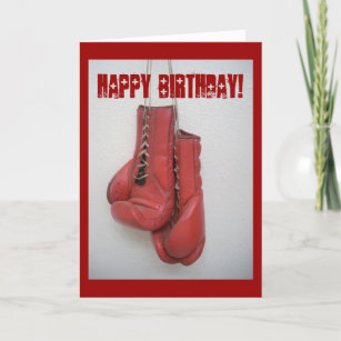 Cartes Boxe D Anniversaire Zazzle Fr