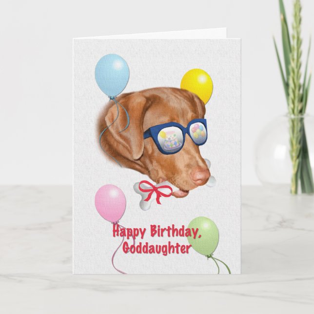 Carte d'anniversaire de Godgirl avec Labrador Retr (Devant)