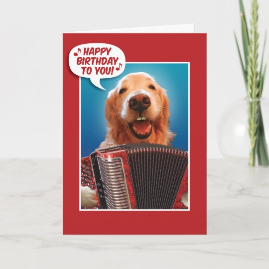 Carte D Anniversaire De Golden Retriever Zazzle Fr