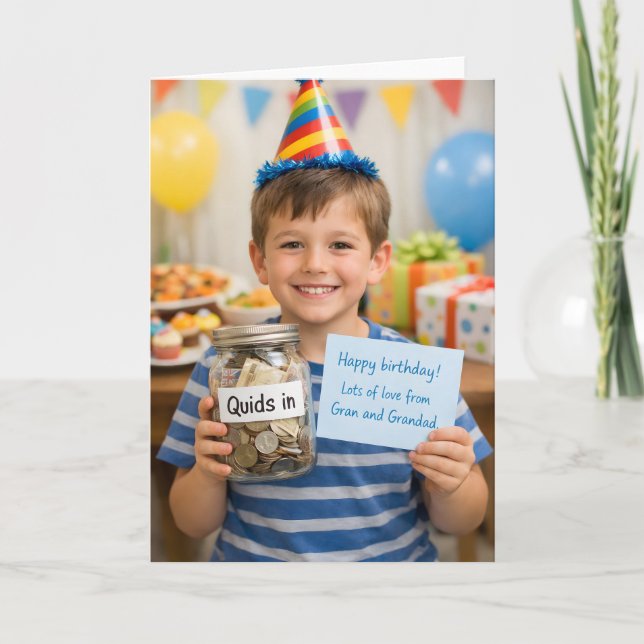 Carte d'anniversaire de Gran et gra avec de l'arge (Devant)