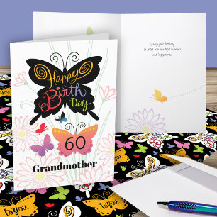 Carte d'anniversaire de grand-mère