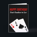 Carte d'anniversaire de Great-Grand-son-en-Belle<br><div class="desc">Poker de grand-grand-fils</div>