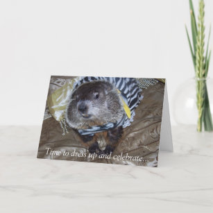 Cartes Marmotte D Anniversaire Zazzle Fr