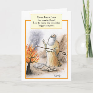 Carte d'anniversaire de guimauve de Moïse Bush