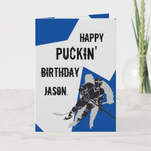 Carte d'anniversaire de Happy Puckin personnalisée
