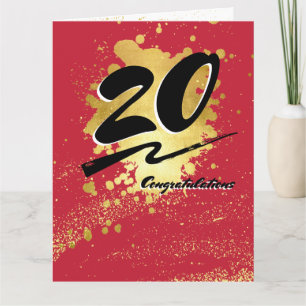 Carte d'anniversaire de jalonnement de l'employé e