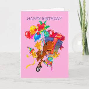 Carte d'anniversaire de Kirby the Moose Vermoosin