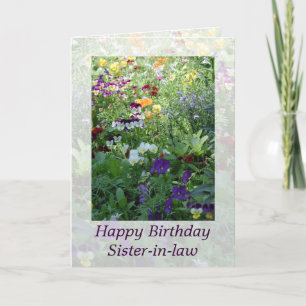 Carte d'anniversaire de la belle-soeur de Janz