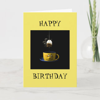 Carte d'anniversaire de la Coupe du Thé