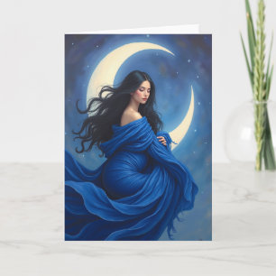 Carte d'anniversaire de la déesse de la lune