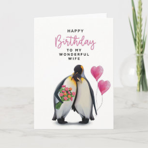 Carte d'anniversaire de la femme