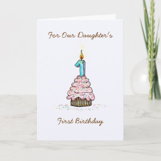 Carte d'anniversaire de la fille
