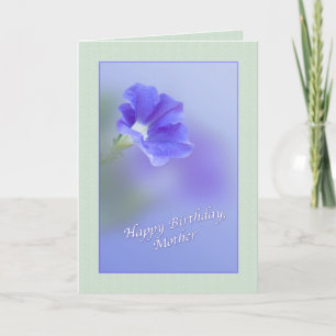 Carte d'anniversaire de la mère avec Petunia