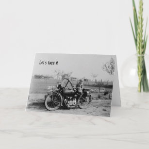 Cartes Motard D Anniversaire Zazzle Fr