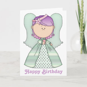 Carte d'anniversaire de la petite fée ange 6