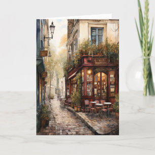 Carte d'anniversaire de la rue italienne