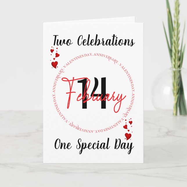 Carte d'anniversaire de la Saint-Valentin (Devant)