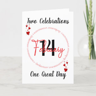 Carte d'anniversaire de la Saint-Valentin