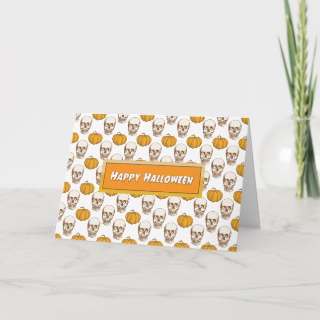 Carte d'anniversaire de la sobriété d'Halloween (Devant)