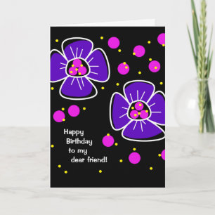 Carte d'anniversaire de l'ami