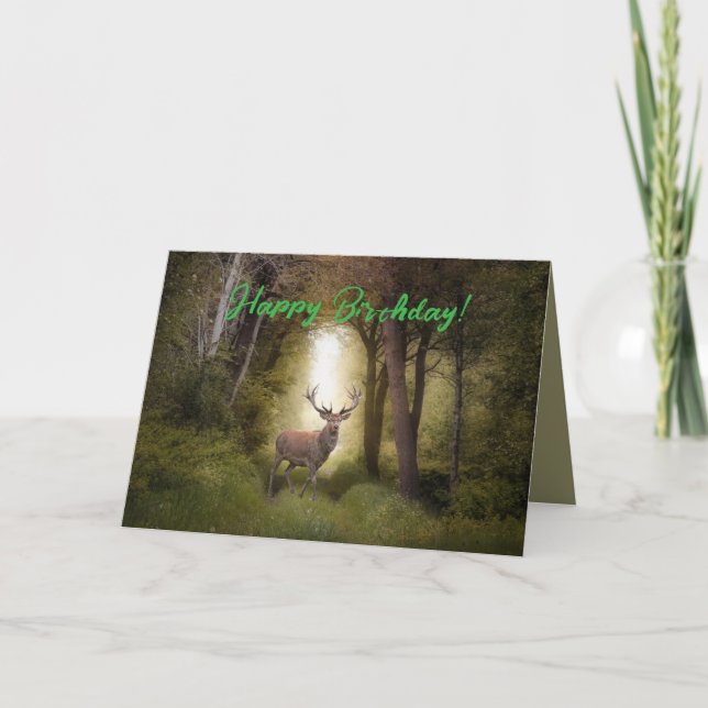 CARTE D'ANNIVERSAIRE DE L'APPEL NATURE (Devant)