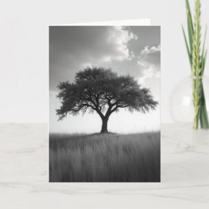Carte d'anniversaire de l'arbre évocateur