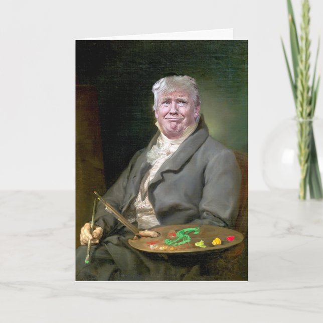 Carte d'anniversaire de l'artiste du Con (Devant)