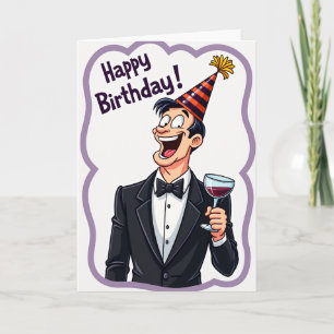 Carte d'anniversaire de l'Homme qui rit