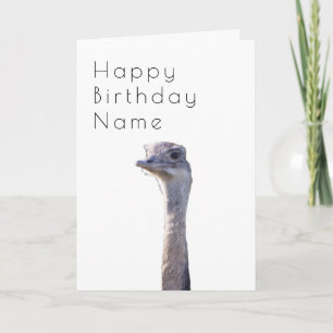 Carte d'anniversaire de l'hôtel Cute Rhea Art déco