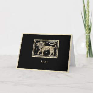 Carte d'anniversaire de Lion