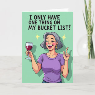 Carte d'anniversaire de liste de choses à faire sp