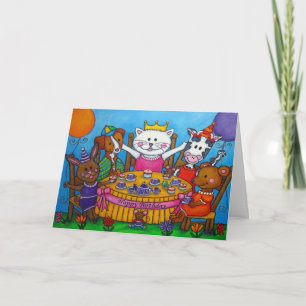 Carte d'anniversaire de Little Tea Party par Lisa