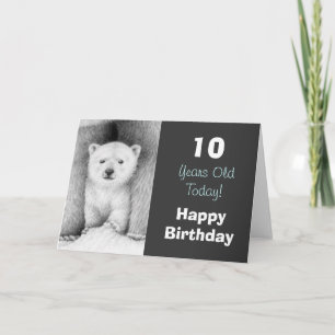 Carte d'anniversaire de l'ours polaire