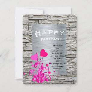 Carte d'anniversaire de Lover