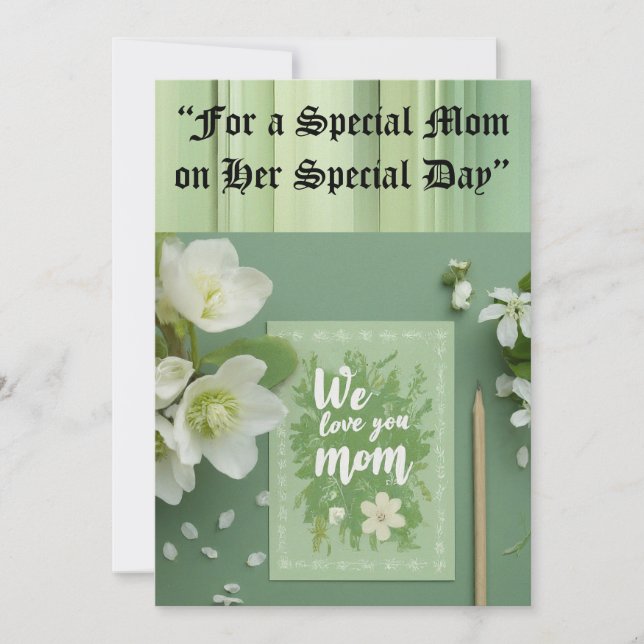 Carte d'anniversaire de maman (Devant)